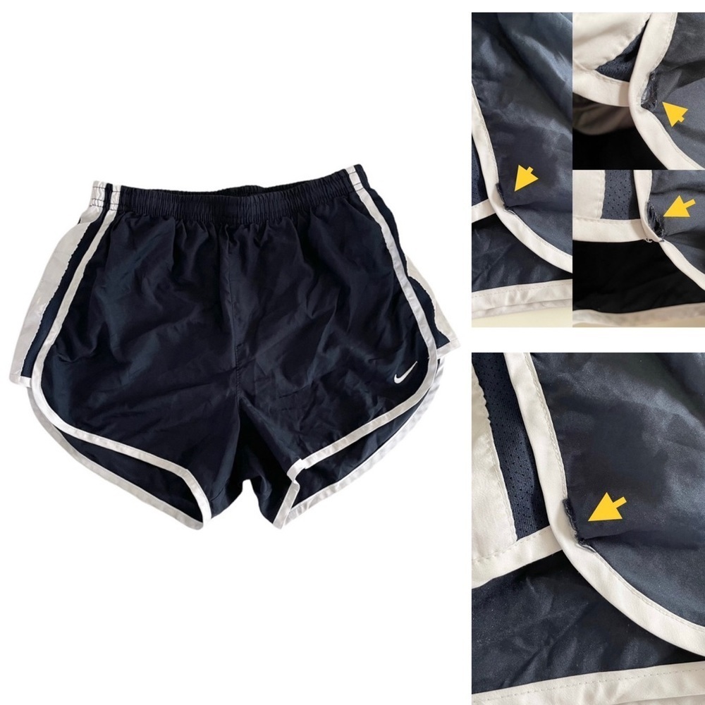 Nike Dri-Fit Windbreaker Athletic Women’s Navy Shorts Size XS